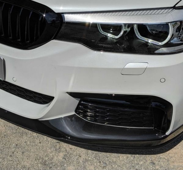 Frontspoiler Sport-Performance Carbon Hochglanz passt für BMW 5er G30 G31 M-Paket +ABE*